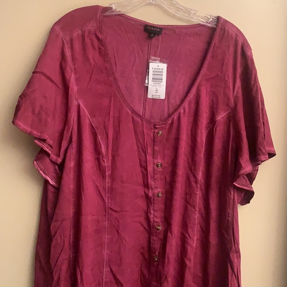 NWT Torrid top boho style so pretty - Picture 6 of 8